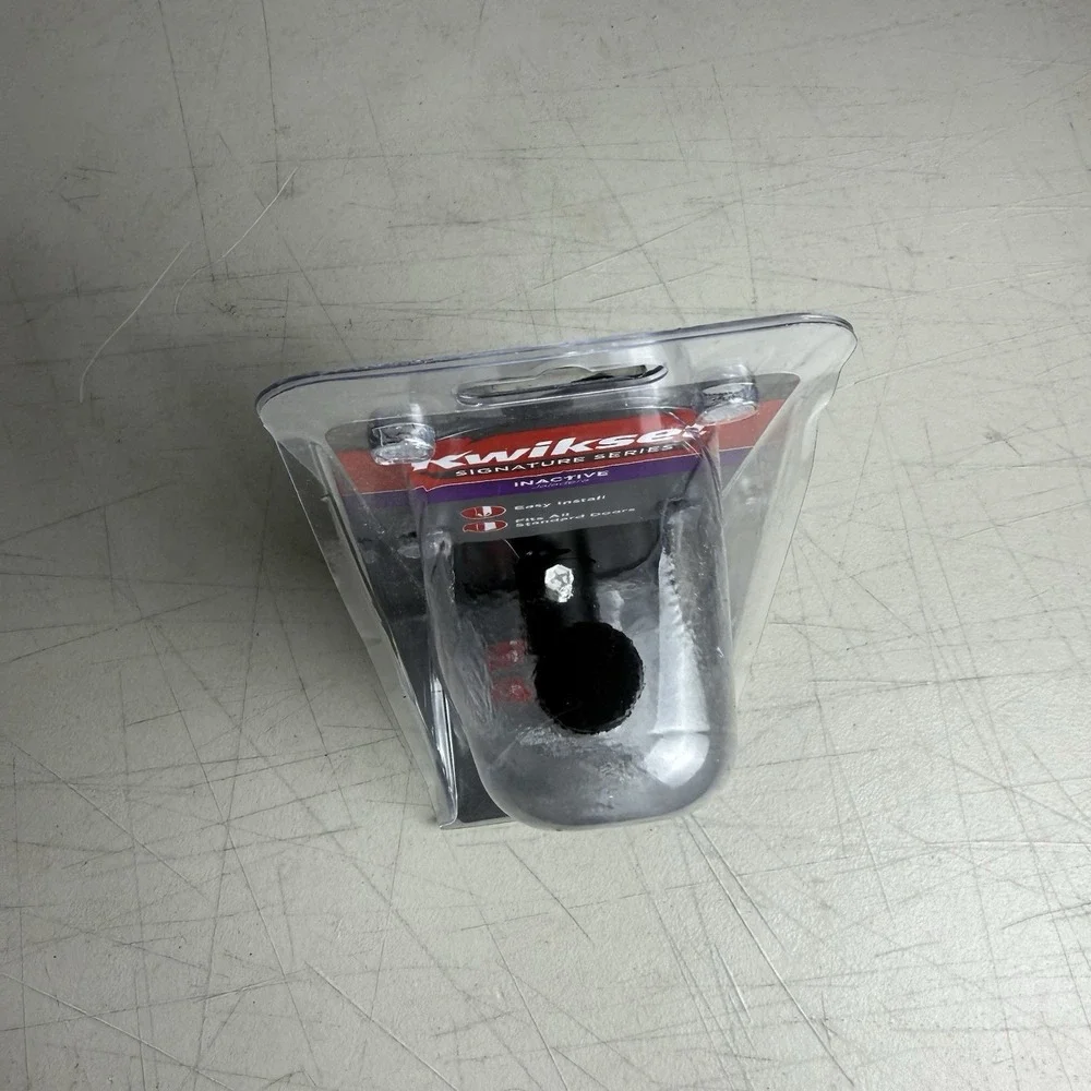 Kwikset Prava 788PVL 514Dummy Door Lever with Rectangle MATTE BLACK 97881-049